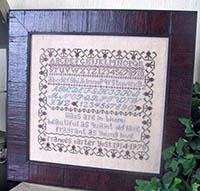 Frances Carter Sampler